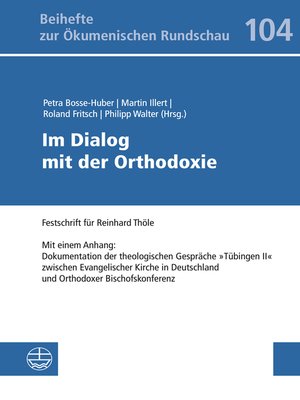 cover image of Im Dialog mit der Orthodoxie